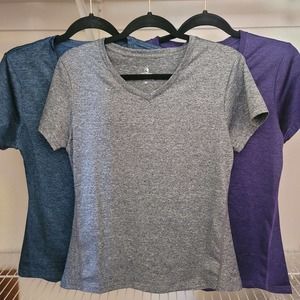 Icyzone Short Sleeve Workout Tops SET